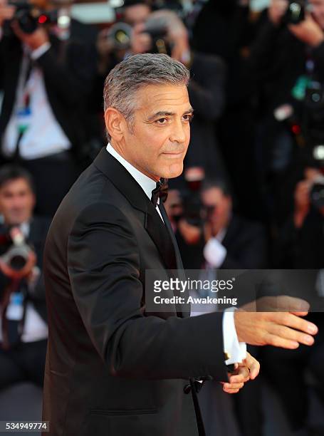 George Clooney attend 'Gravity' Premiere and Opening Ceremony during the 70th Venice International Film Festival