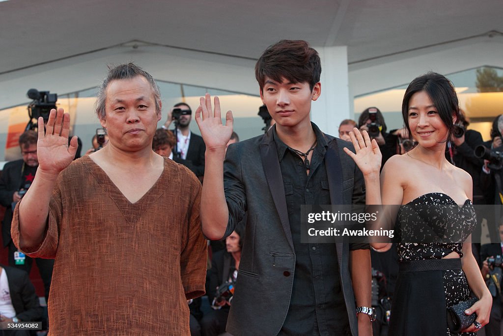 Red carpet for 'Under the Skin' during the 70th Venice International Film Festival