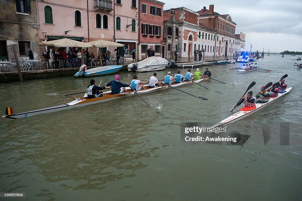 Italy - 39th Annual Vogalonga Race Takes Place in Venice