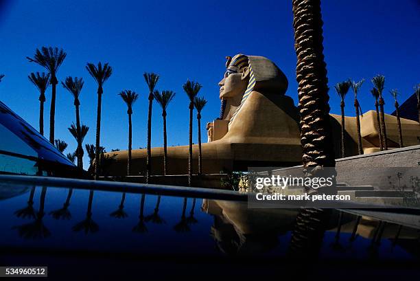 The sphinx at the Luxor Las Vegas hotel and casino. | Located in: MGM Grand Hotel and Casino.