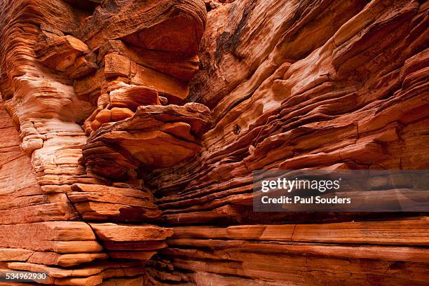 sandstone rock formation in kings canyon at watarrka national park - northern territory australia stock pictures, royalty-free photos & images