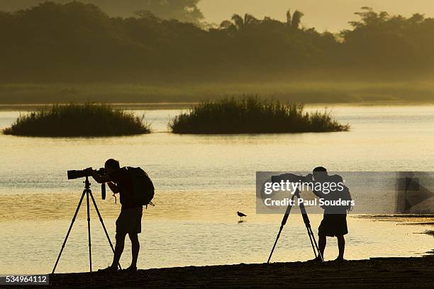 photographers, costa rica - telephoto lens stock pictures, royalty-free photos & images