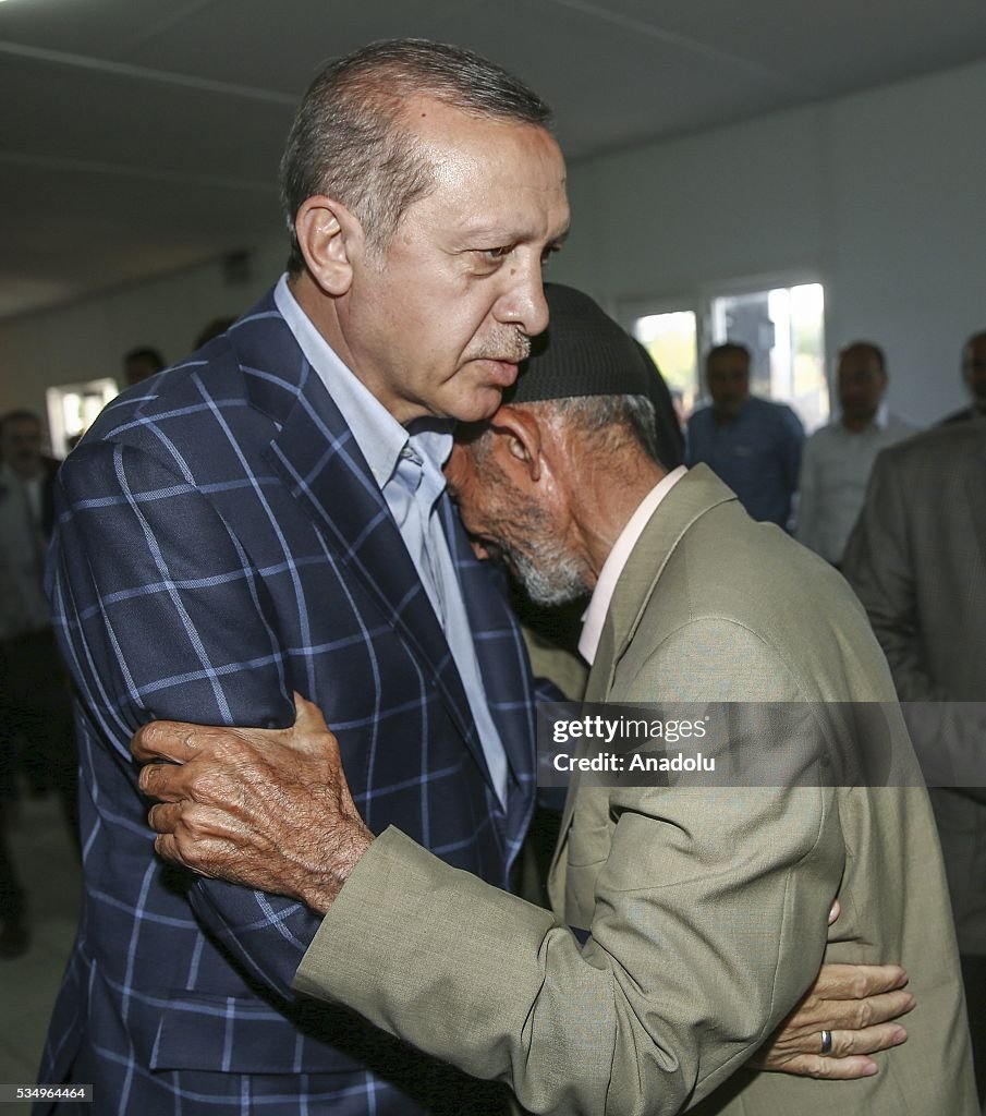 Turkish President Erdogan visits terror victims' relatives in Diyarbakir