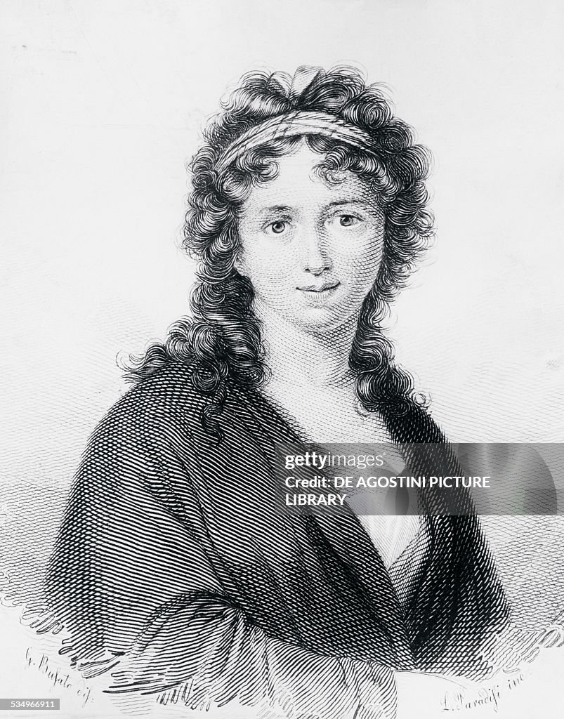 Portrait of Isabella Teotochi Albrizzi...