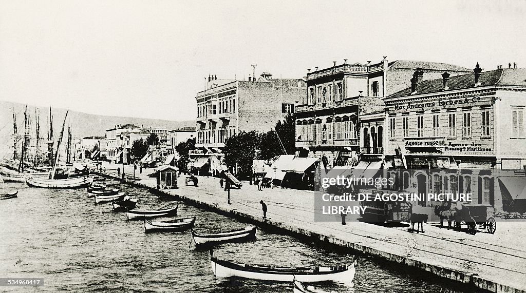 The seafront of Izmir...