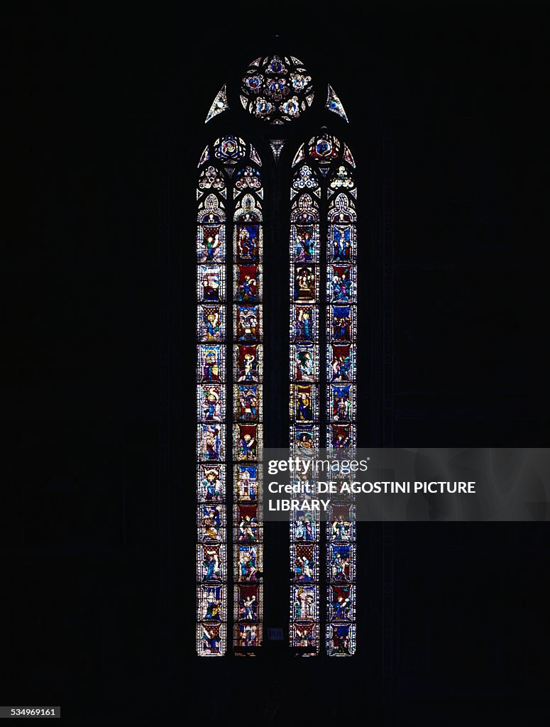 The apse window by Giovanni di Bonino...