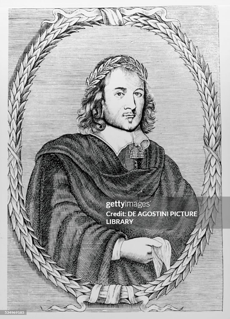 Tom Middleton Renaissance Portrait of Thomas Middleton , English writer, engraving. United ...