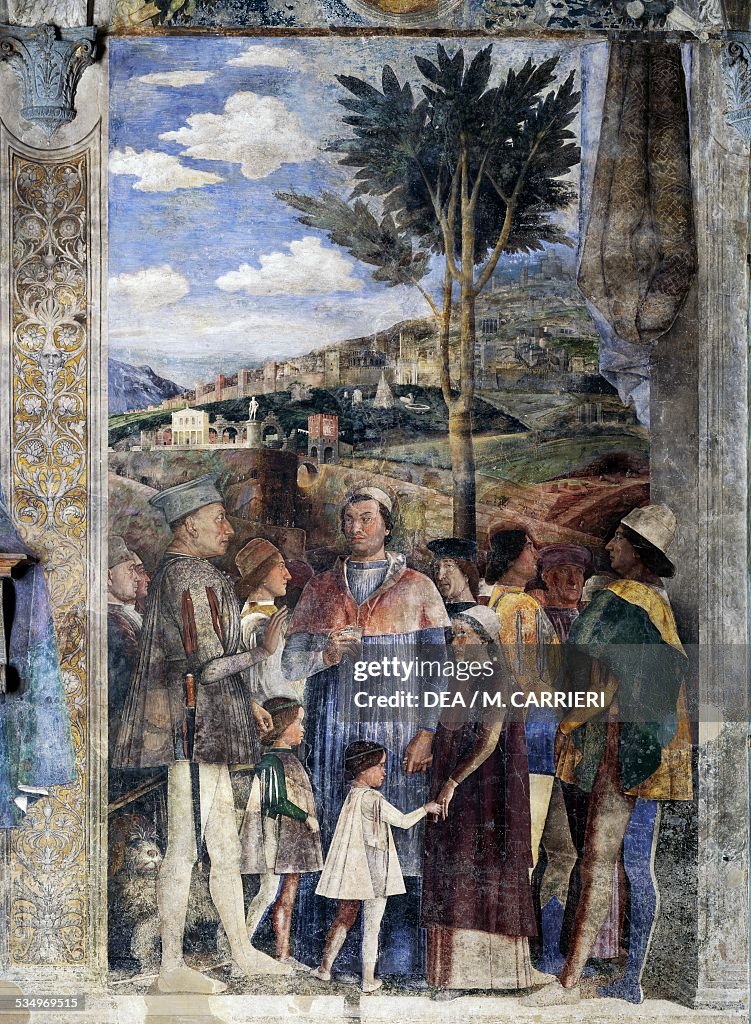 Fresco by Andrea Mantegna
