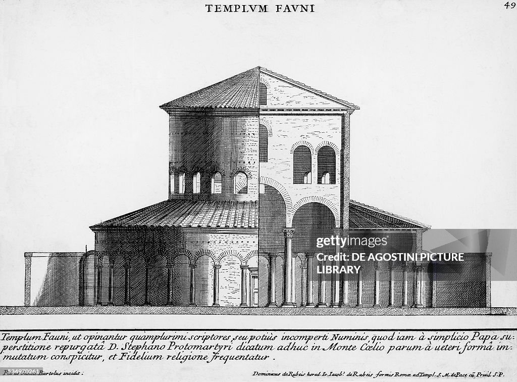 The church of Santo Stefano Rotondo in Rome...