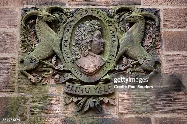 yale university, new haven, connecticut - ivy league universitäten stock-fotos und bilder