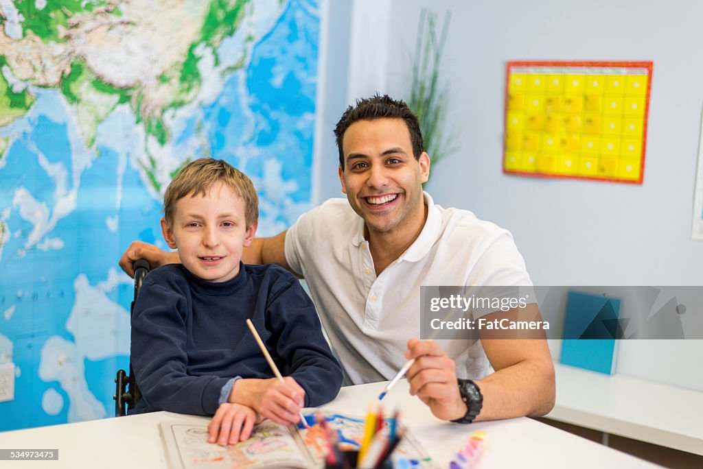 Developmental Disability Boy Boy With Developmental Disability High-Res Stock Photo - Getty Images
