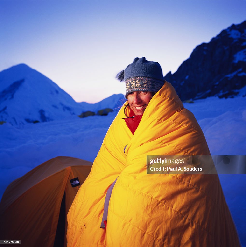Mount Rangers Mountain Ranger At Mount Mckinley Base Camp High-Res Stock Photo ...