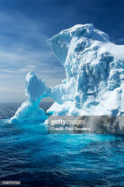 iceberg, gerlache strait, antarctica - antarctic peninsula stock-fotos und bilder