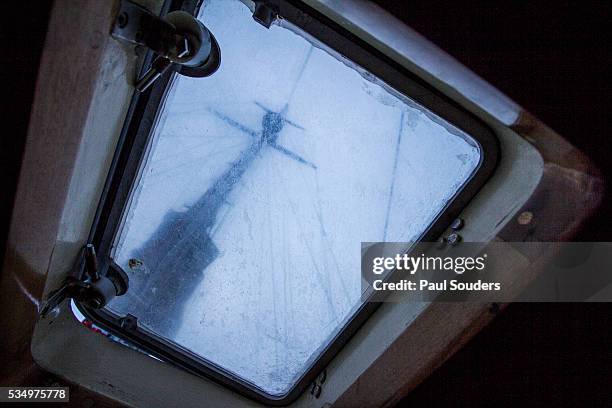 sailing yacht, antarctica - vehicle hatch stock pictures, royalty-free photos & images