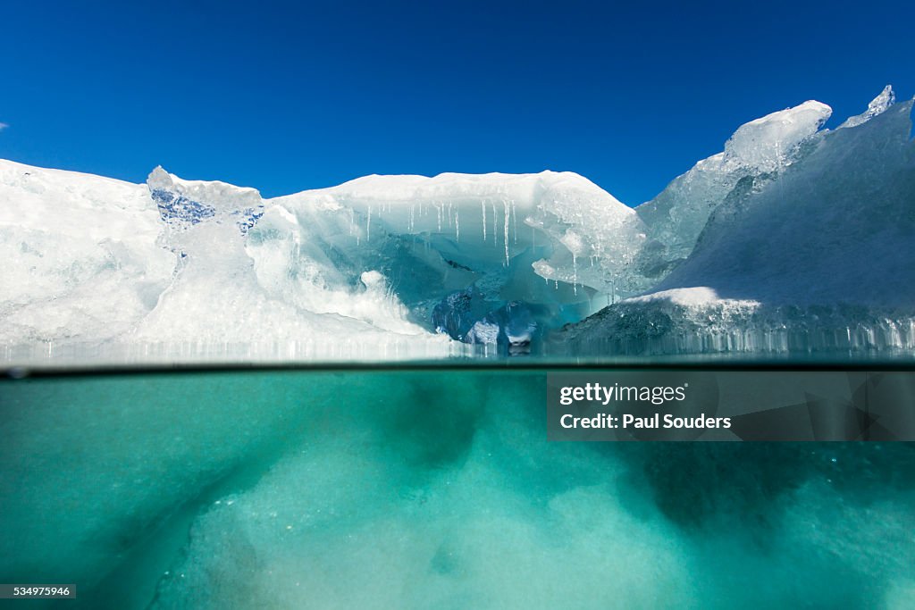 Underwater Iceberg, Antarctica