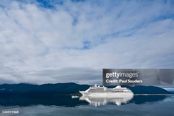 cruise ship, alaska - navio de passageiros imagens e fotografias de stock