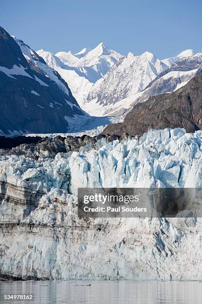 glacier bay national park in alaska - glacier bay national park stock-fotos und bilder