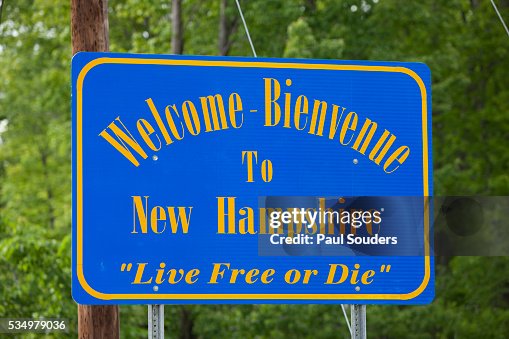 Welcome to New Hampshire Sign Welcome to New Hampshire Sign