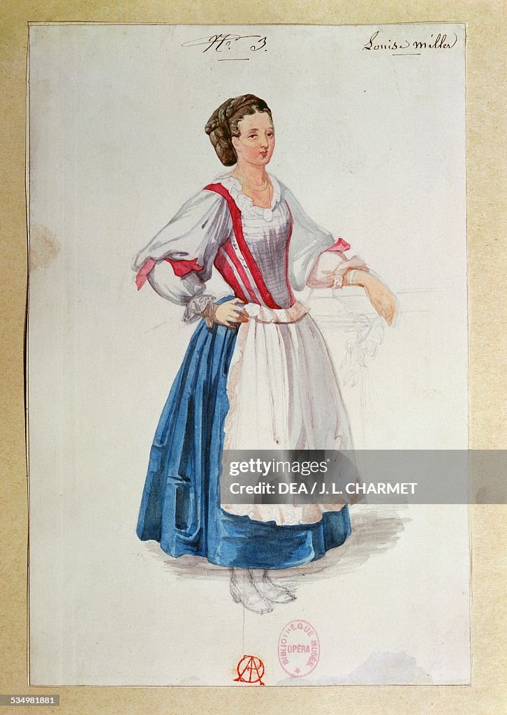 Costume for Luisa Miller by Giuseppe Verdi...
