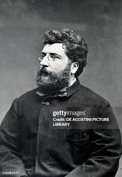 Portrait of the French composer and pianist Georges Bizet . 19th century. Paris, Bibliothèque Nationale De France