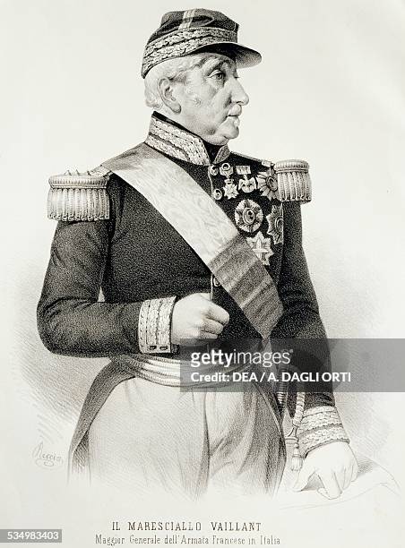 Portrait of Marshal Jean-Baptiste Philibert Vaillant , marshal of the French army in Italy with the rank of Major General during the Second Italian...