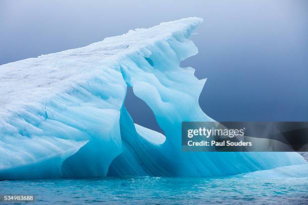 arctic ice, svalbard - glacier stock pictures, royalty-free photos & images