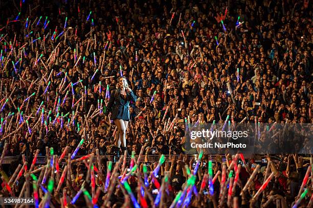 Ivete Sangalo performance in Rock in Rio 2016 Lisbon, on May 28, 2016.