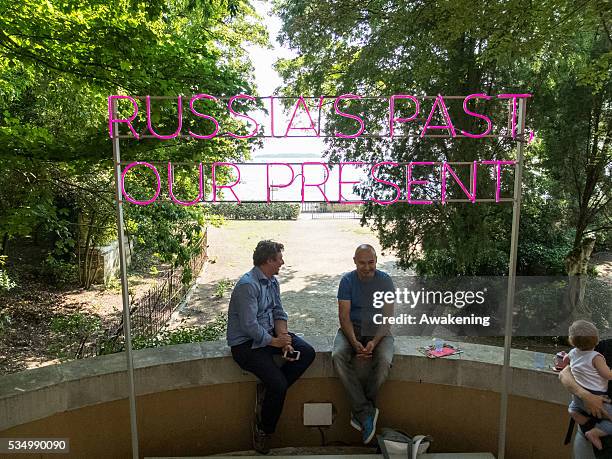 Press preview of the Venice Biennale of Architecture - in the photo view of the Russia Pavilion at Giardini Biennale