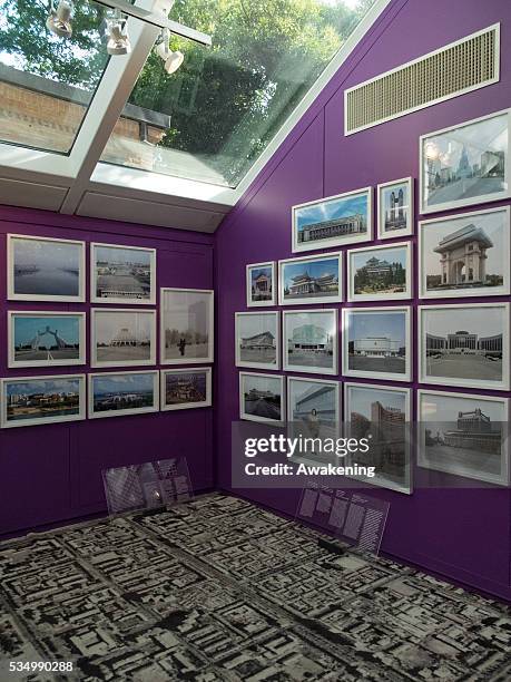 Press preview of the Venice Biennale of Architecture - in the photo view of the Corea Pavilion at Giardini Biennale