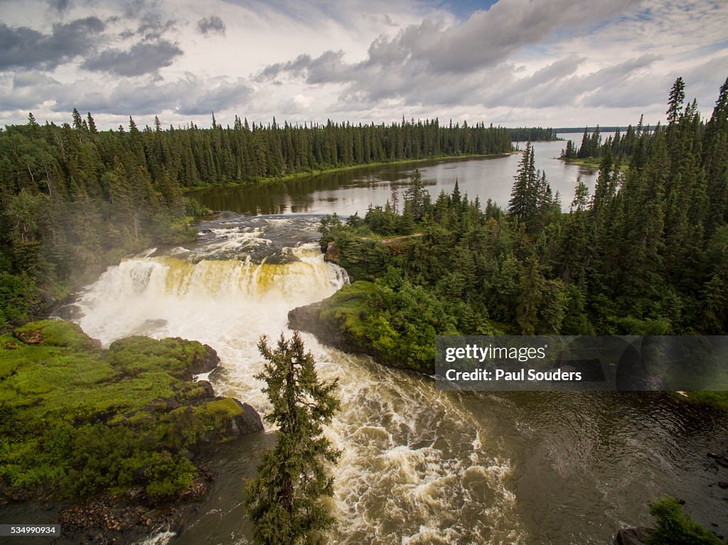 Pisew Falls, Manitoba, Canada