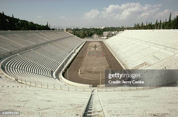 The Marble Stadium was built in Greece to host the first Olympic Games in 1896.