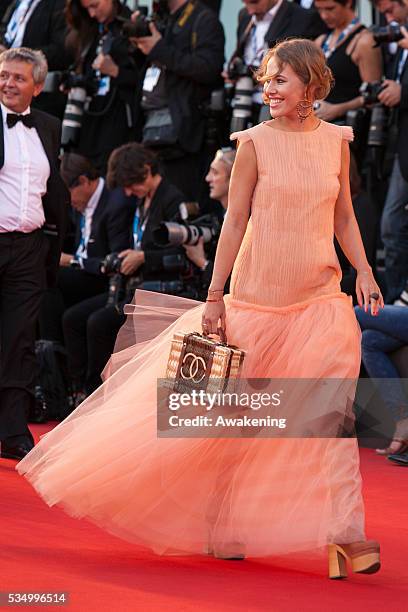 Celebrity sightings at the closing ceremony - 71st Venice Film Festival