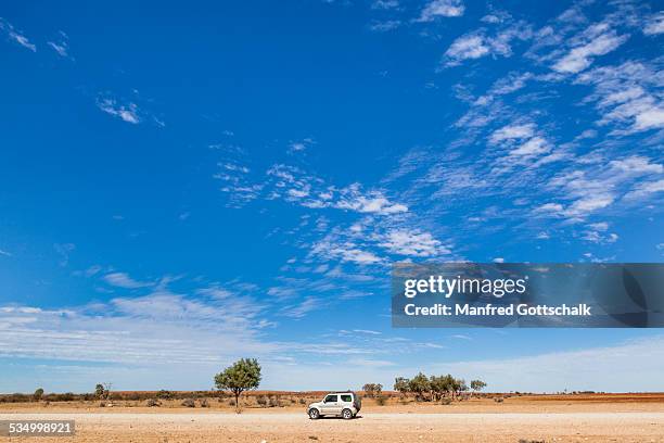 endless expanses of the channel country - outback queensland stock pictures, royalty-free photos & images