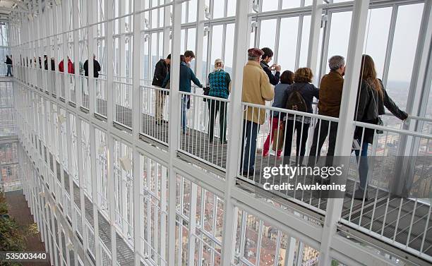 Public opening of the Skyscraper Intesa San Paolo of Turin designed by Renzo Piano