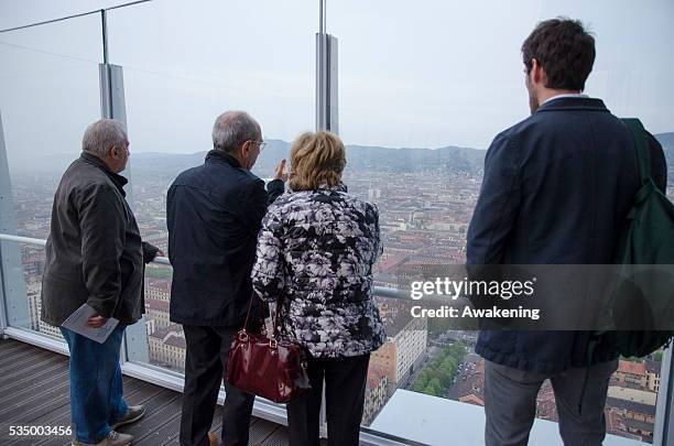 Public opening of the Skyscraper Intesa San Paolo of Turin designed by Renzo Piano