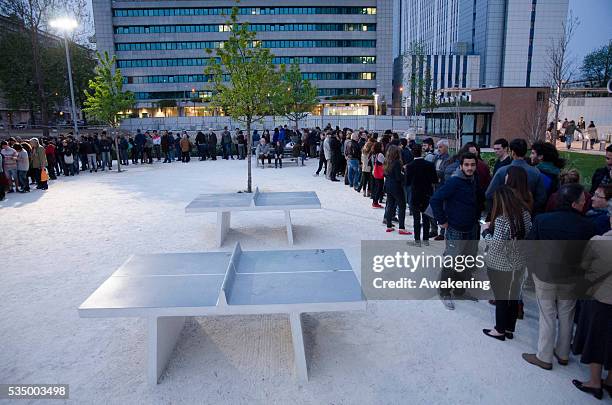 Public opening of the Skyscraper Intesa San Paolo of Turin designed by Renzo Piano