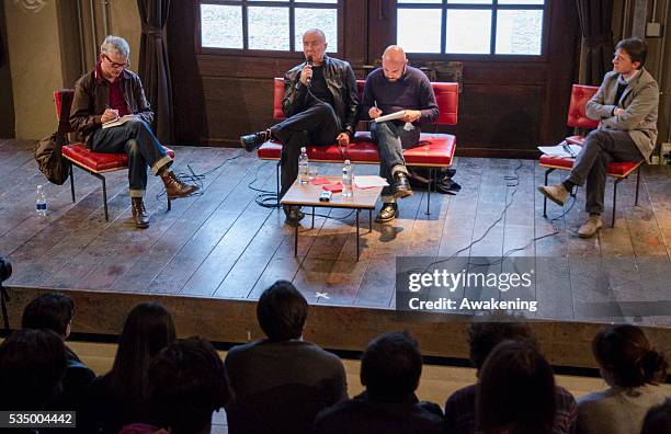 Irvine Welsh presents his new book 'Enjoy the race' for the Book Fair Off to Scuola Holden of Turin