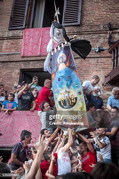 The Palio di Siena is a horse race that is held twice each year, on July 2 and August 16, in Siena, Italy. Ten horses and riders, bareback and...