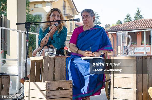 Vandana Shiva at the festival of the Beni Comuni in Chieri