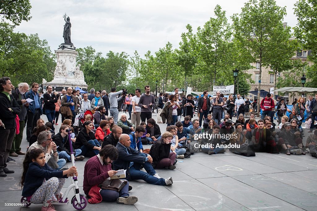 'Nuit Debout' in Paris