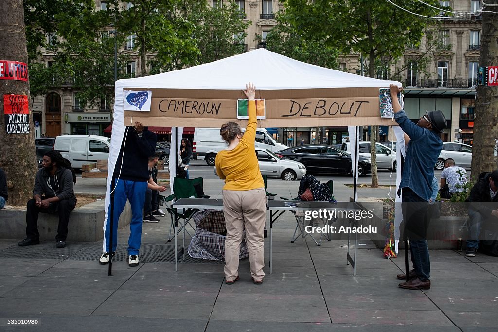 'Nuit Debout' in Paris