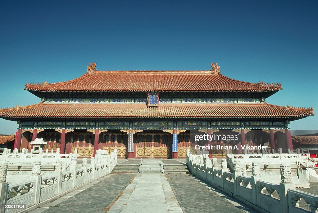 View of Building at the Forbidden City, Beijing