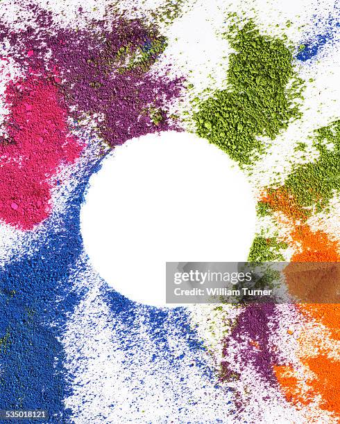 Circle Powder 138 Powder Spill On White Stock Photos, High-Res Pictures, and Images ...