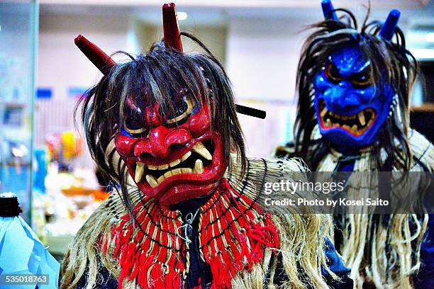 namahage - akita prefecture stock pictures, royalty-free photos & images