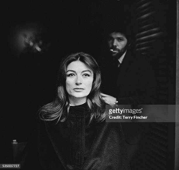 French film actress Anouk Aimée whose award winning film 'Un Homme et une femme' is due to open in London, 16th January 1967.