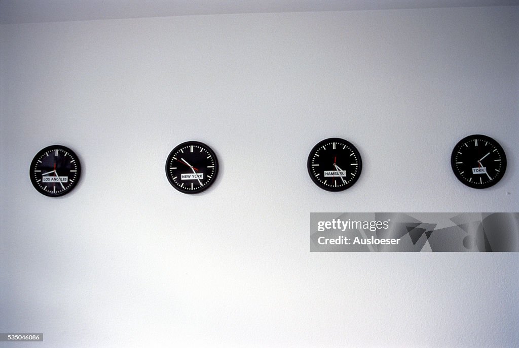 Clocks on Wall