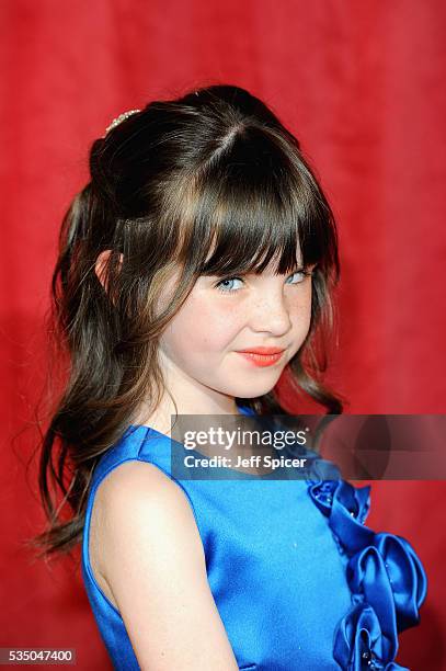 Amelia Flanagan attends the British Soap Awards 2016 at Hackney Empire on May 28, 2016 in London, England.