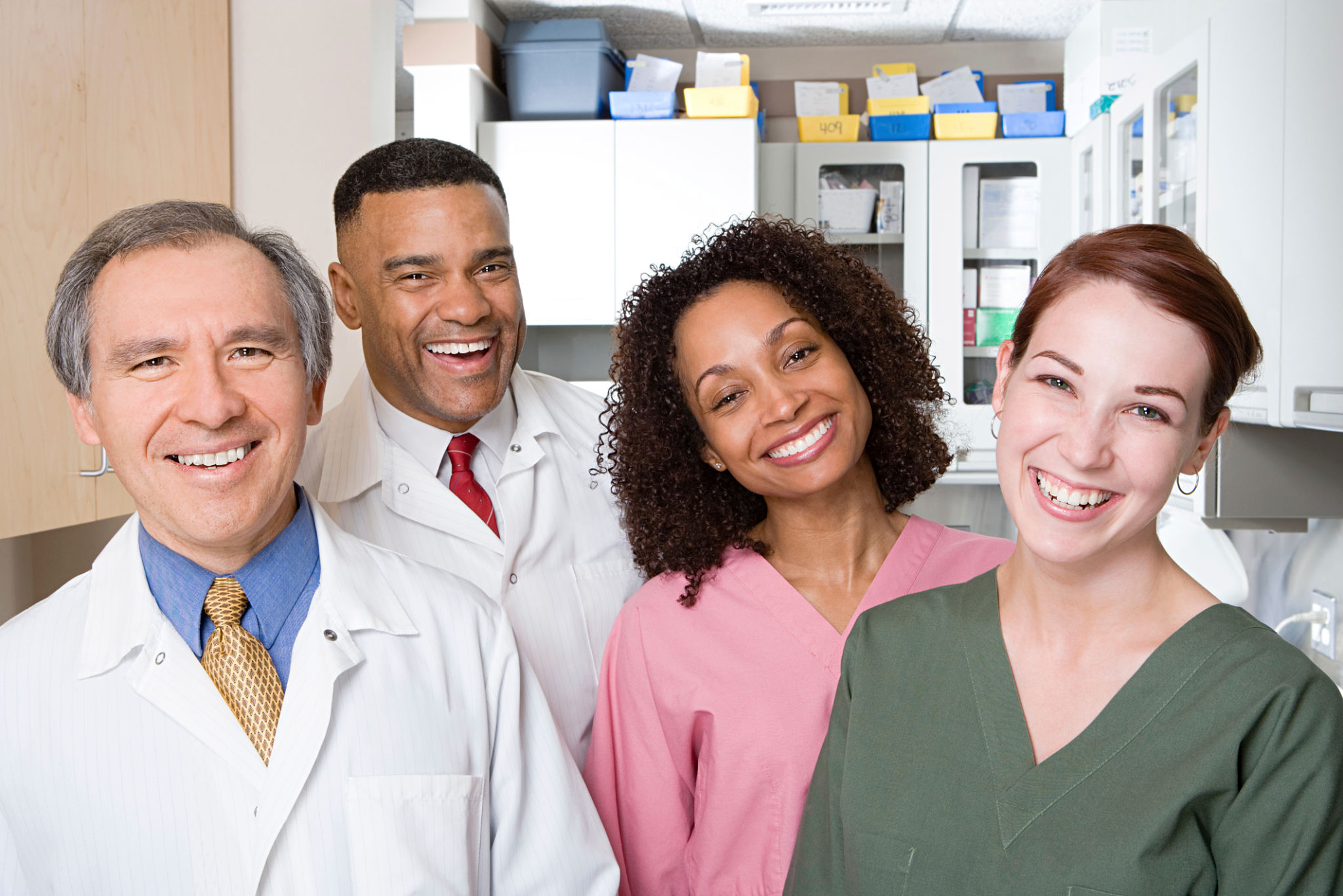 dental team working