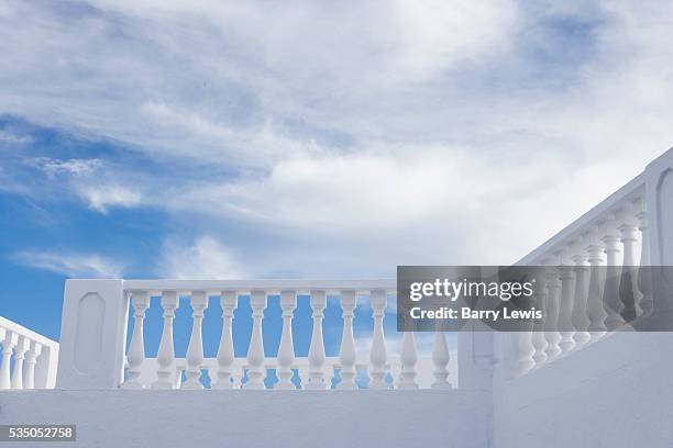 White ballestrade, Megalochori, Santorini