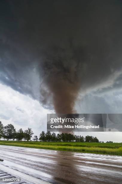 nebraska tornado - supercélula - fotografias e filmes do acervo